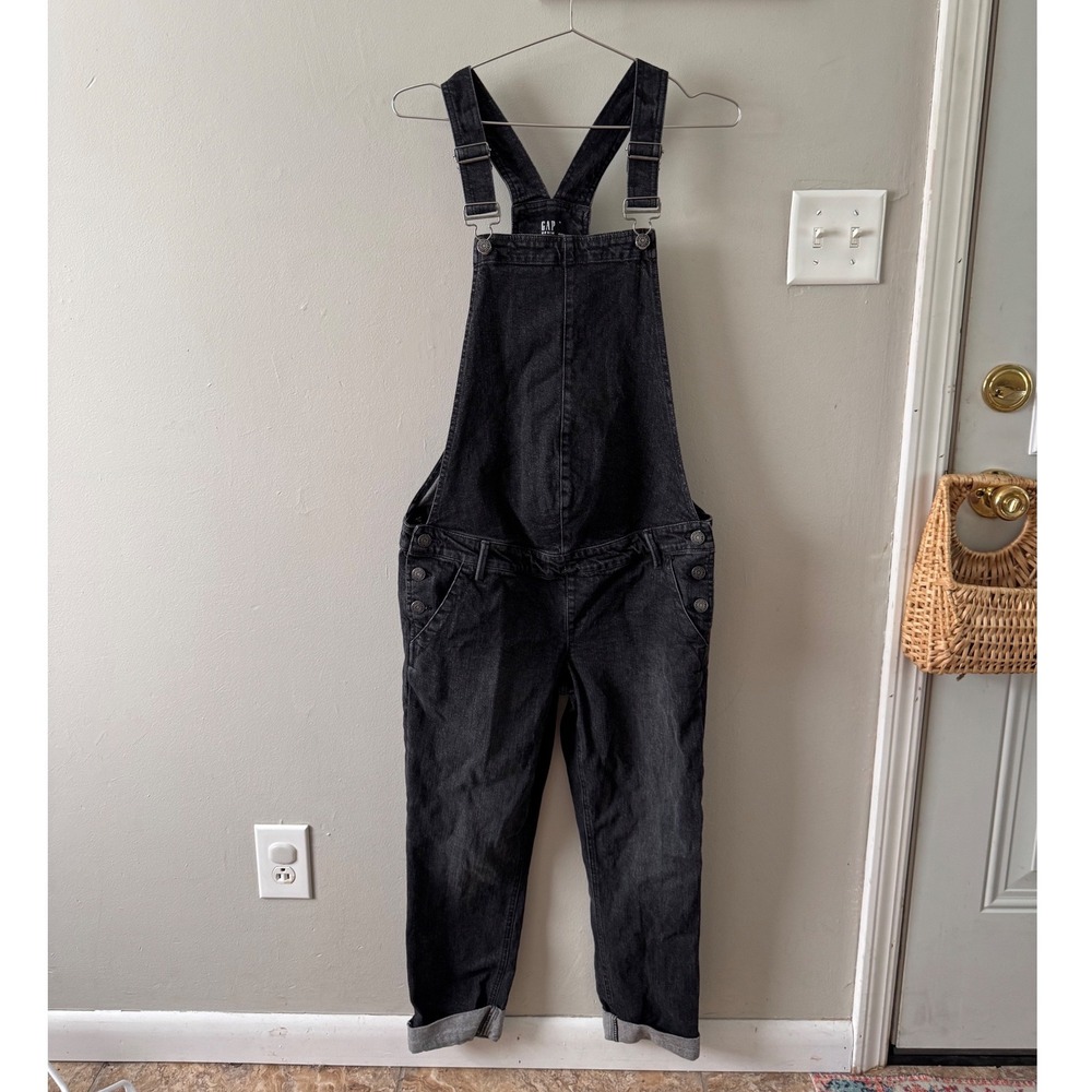 GAP black maternity overalls
